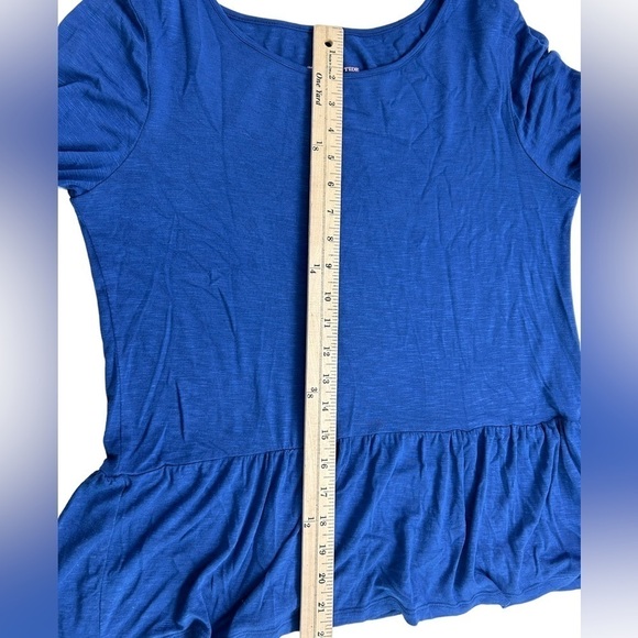 Southern Tide Blue Long Sleeve Stretch Nautical Ruffle Preppy Shirt SZ M - Picture 7 of 10